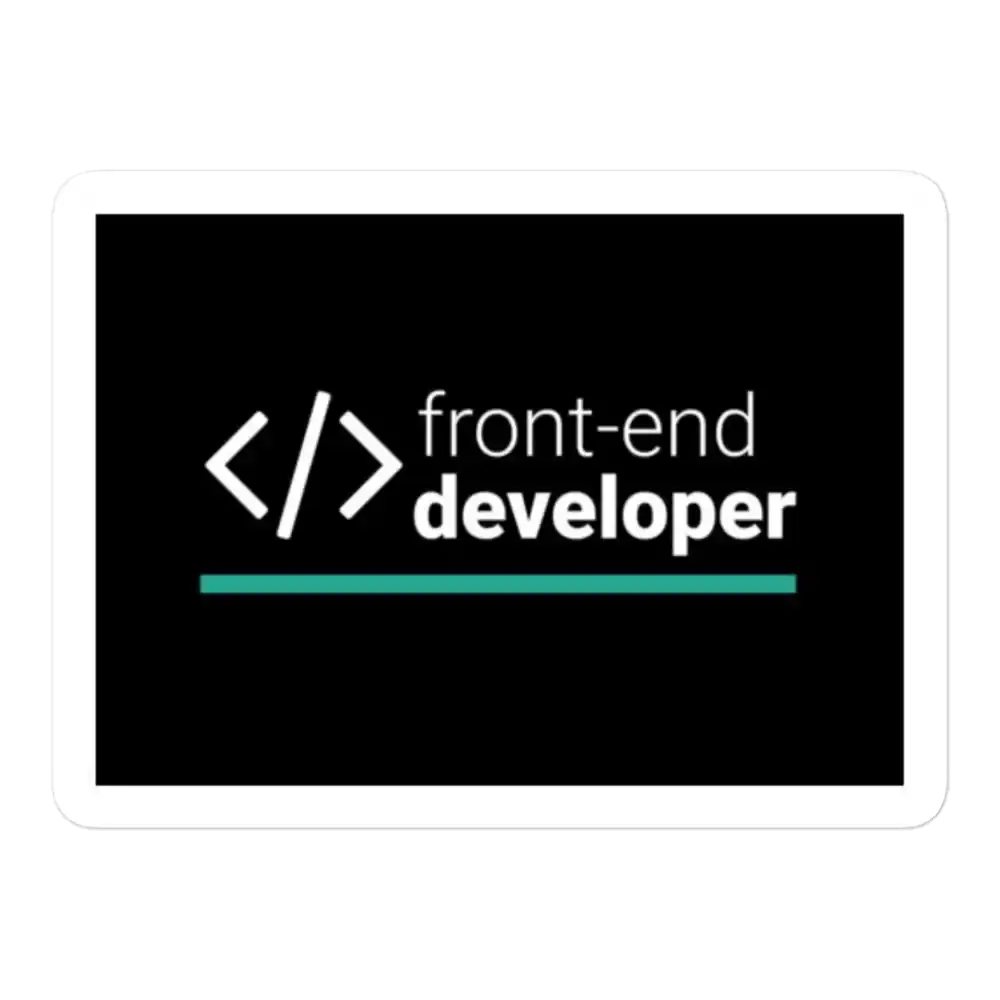 Pegatina Desarrollador front-end