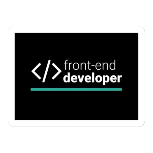 Frontend-Entwickler Sticker