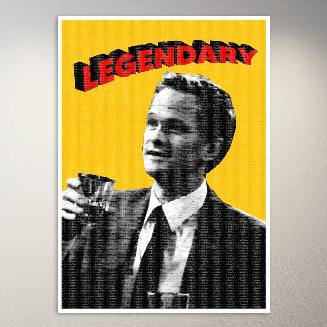 Barney Legendary Poster HIMYM |Serien-Poster