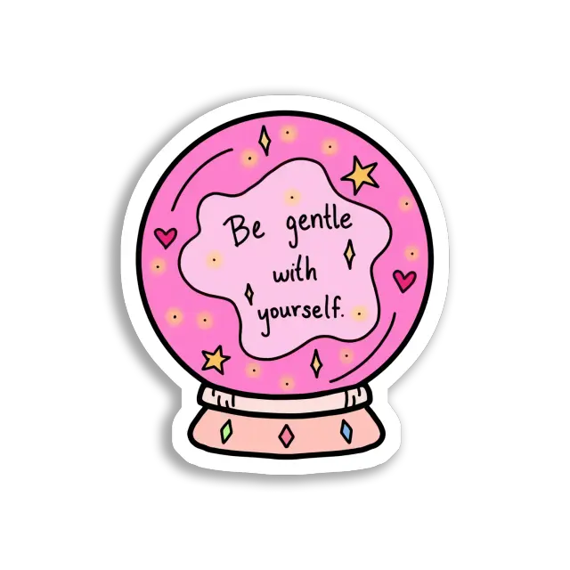 Sei sanft zu dir selbst Sticker
