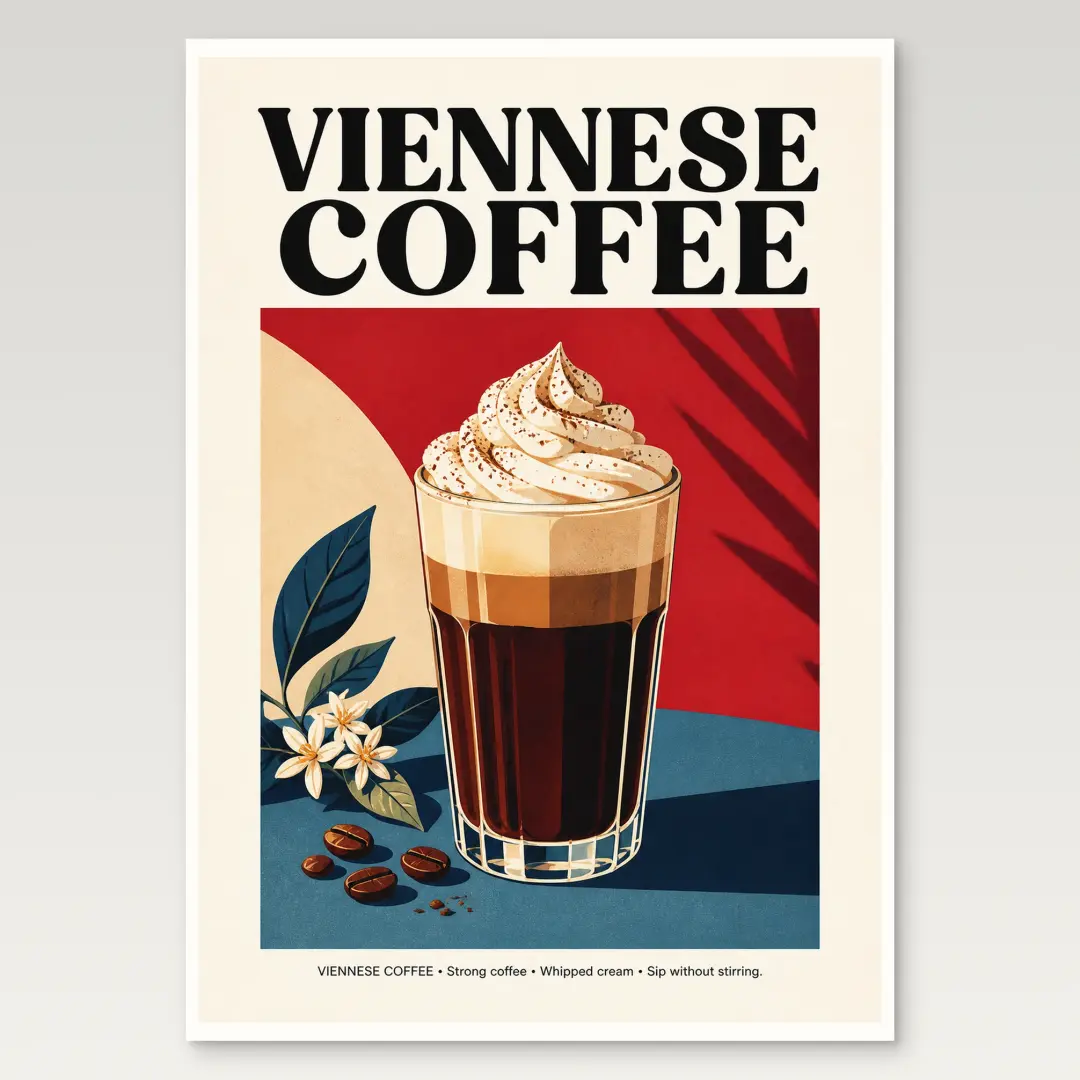 Wiener-Kaffee-Poster