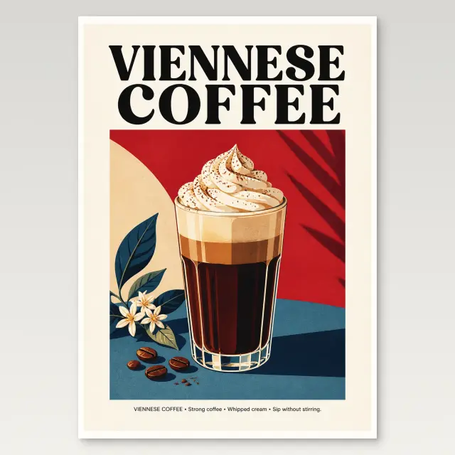 Viennese Coffee Poster