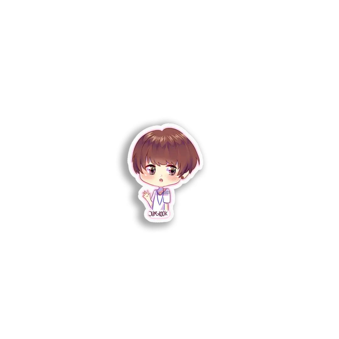 Jungkook Chibi-Kunst-Sticker
