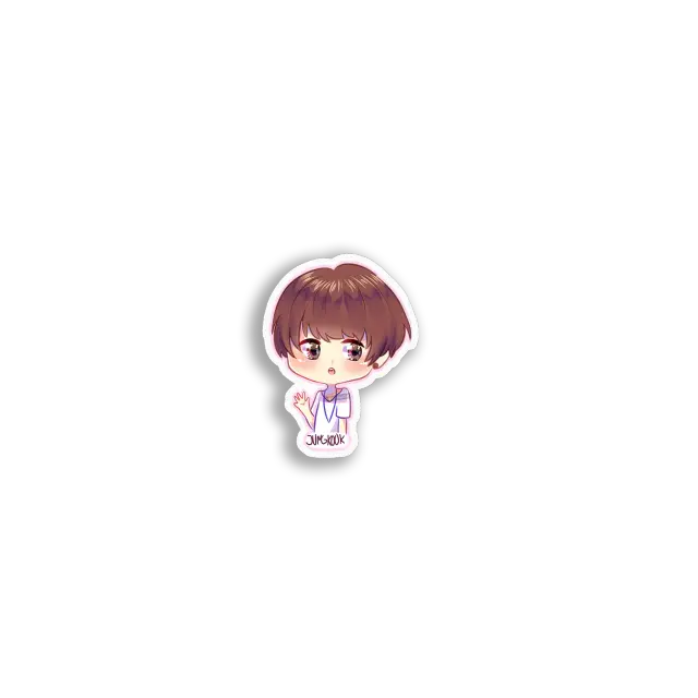 Jungkook Chibi-Kunst-Sticker