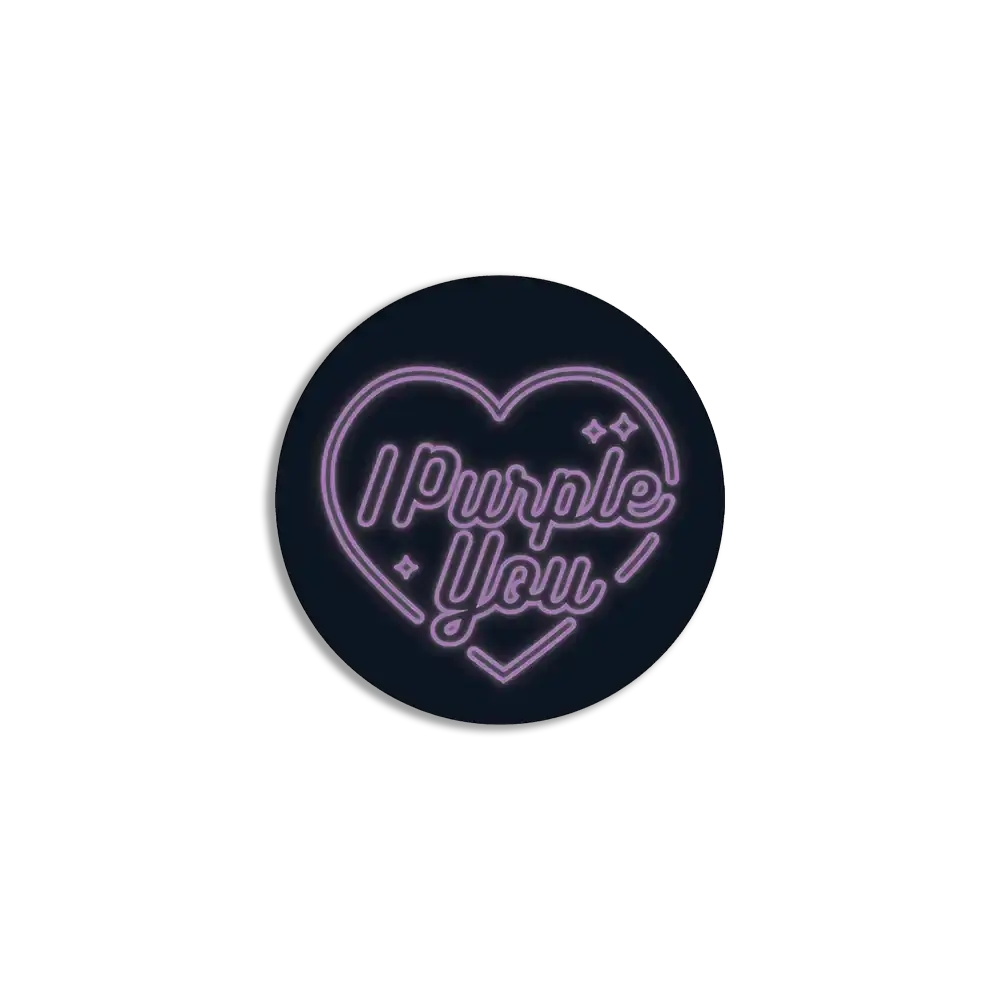 I purple you sticker