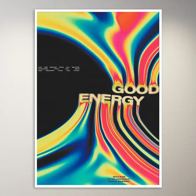 Gute Energie – mutiger, als du glaubst Poster