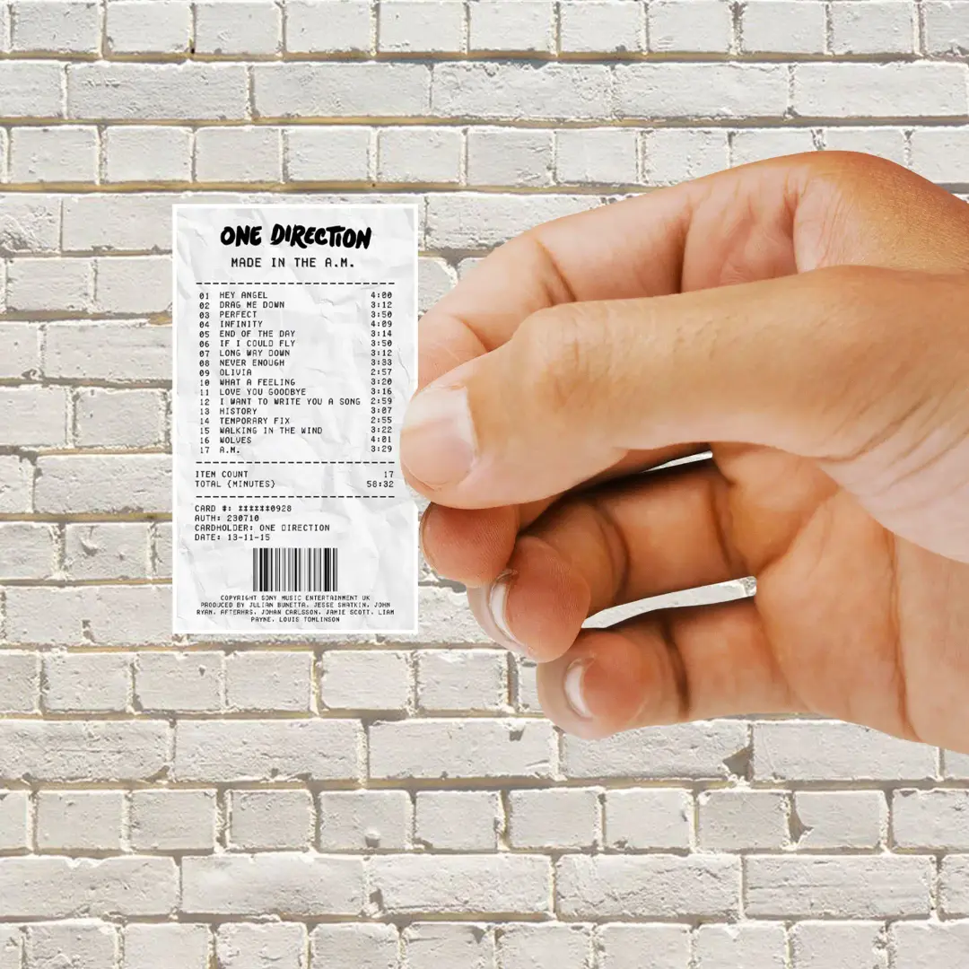 Made in the AM One Direction Sticker