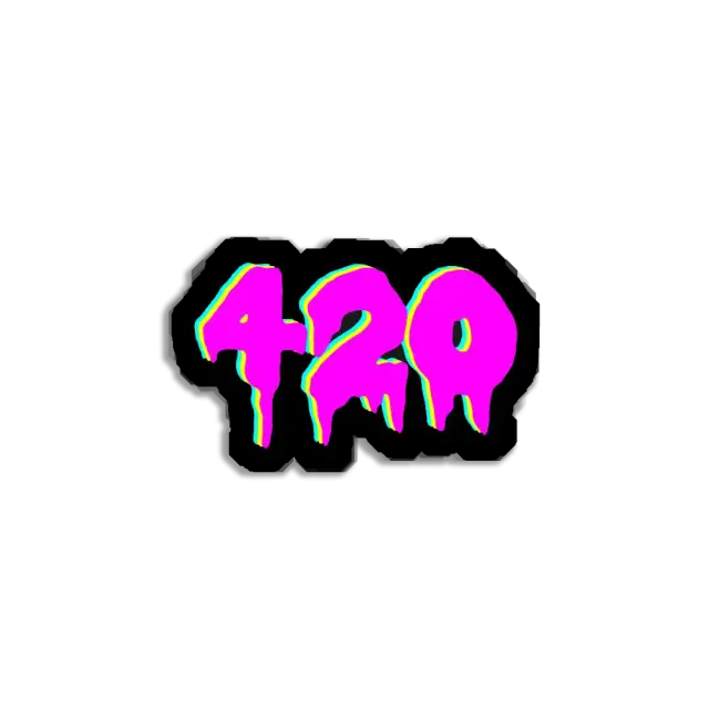 Neon 420 Sticker