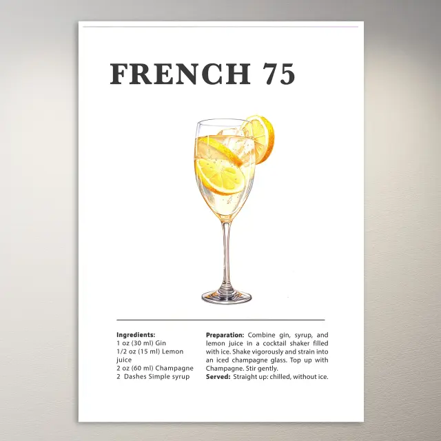 French 75 Poster