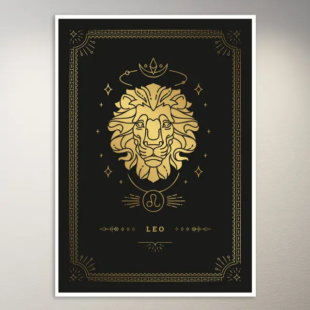 獅子座星座海報