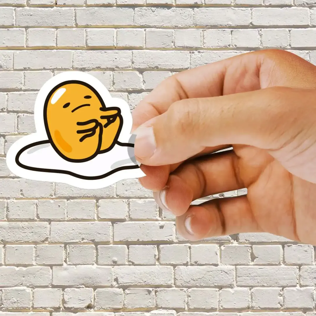 Beschäftigter Gudetama Sticker