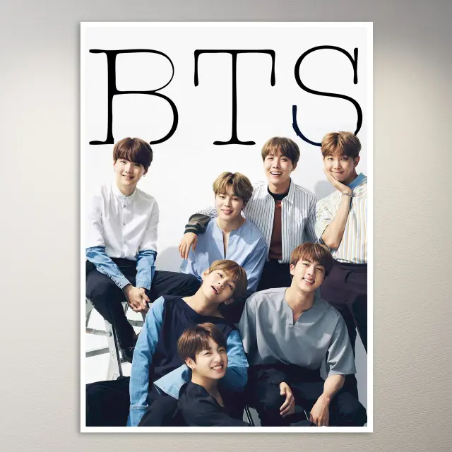 ملصق فني جداري BTS | ملصق فني كي بوب | ملصق فني BTS