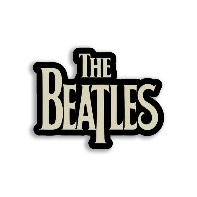 The Beatles Logo Sticker-Bild-Sticker