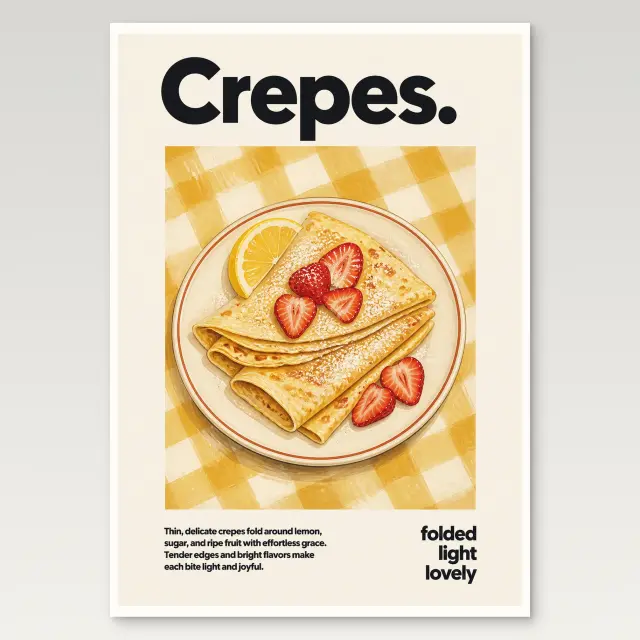 Crepes Poster