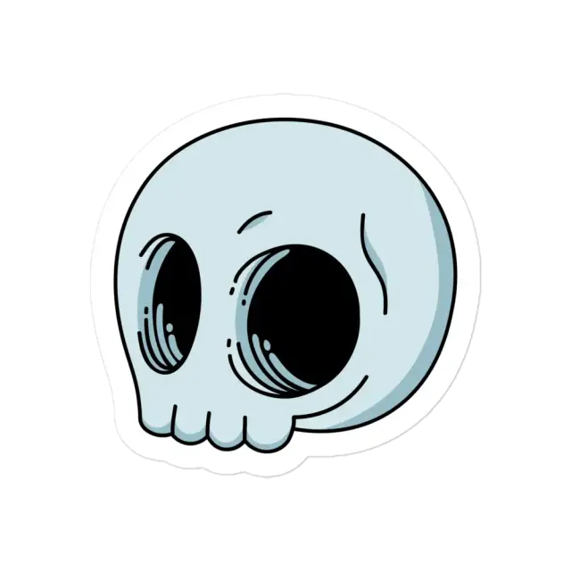 Cartoon-Totenkopf Sticker