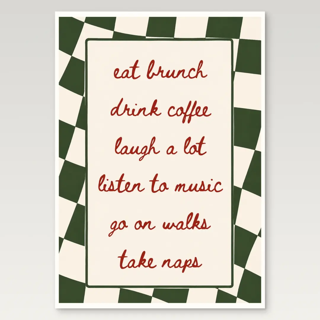 Cafe Lifestyle Poster