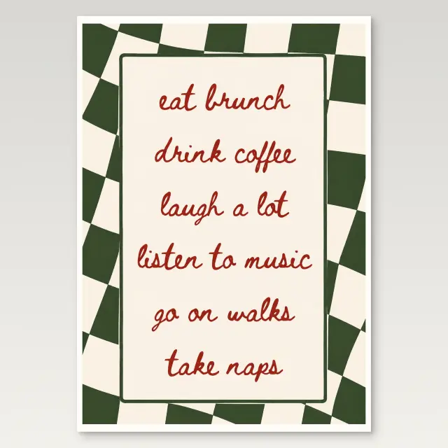 Cafe Lifestyle Poster