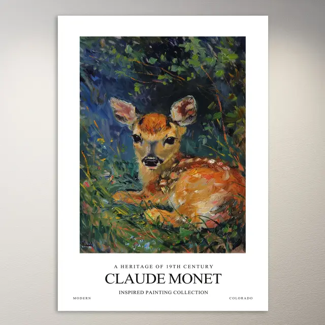 Von Claude Monet inspiriertes Gemälde | Kunst-Poster