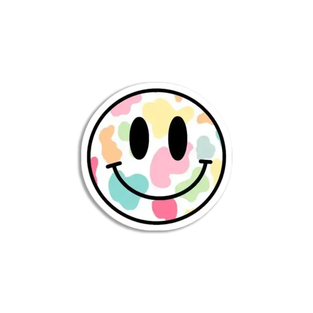 Pastell-Smiley Sticker