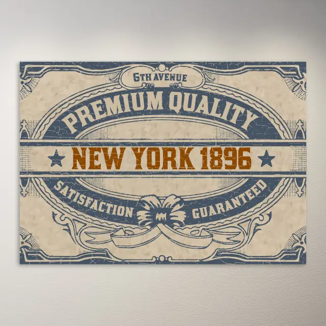 Póster de New York 1896 | Póster vintage