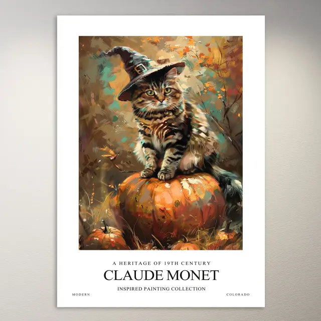 Von Claude Monet inspiriertes Gemälde | Kunst-Poster
