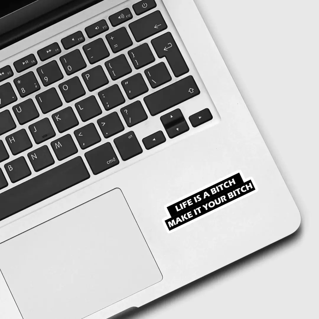 Das Leben ist eine Bitch, mach es zu deiner Bitch Sticker