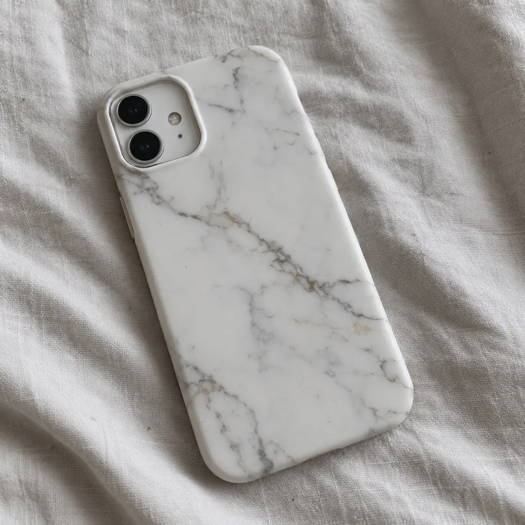 White Marble Case for iPhone