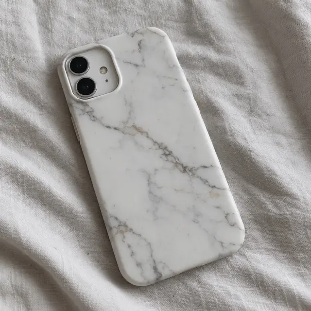 iPhone 白色大理石手機殼
