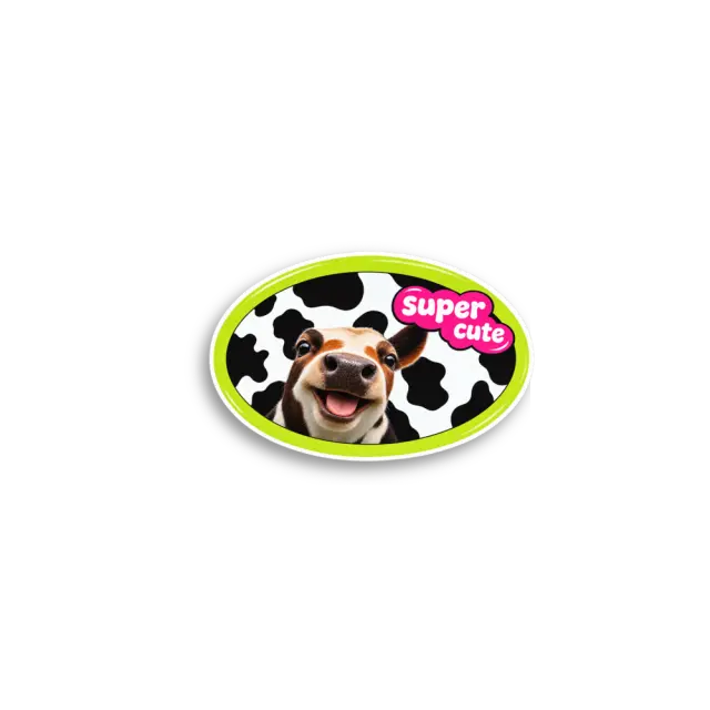 Super Cute Cow Sticker