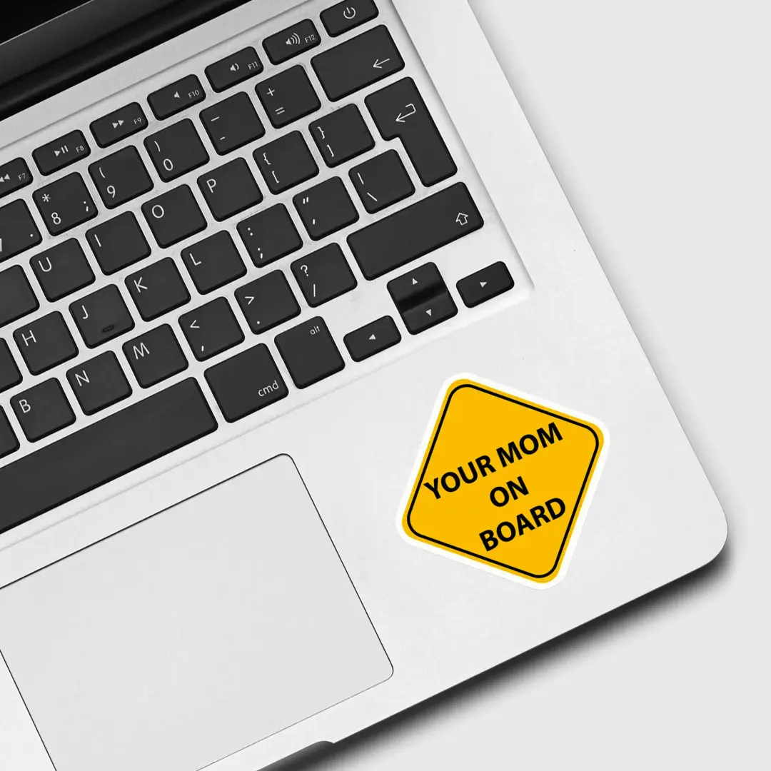Deine Mutter an Bord Sticker