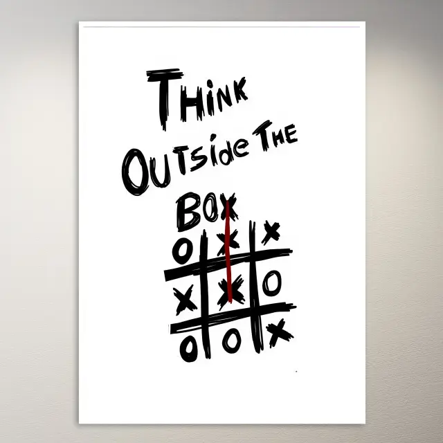 Think Outside the Box Poster