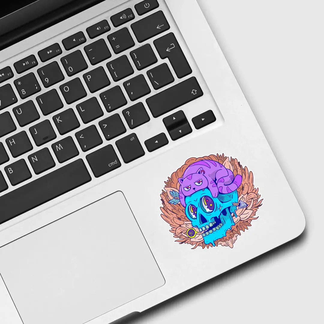 Creative Trippy Skull