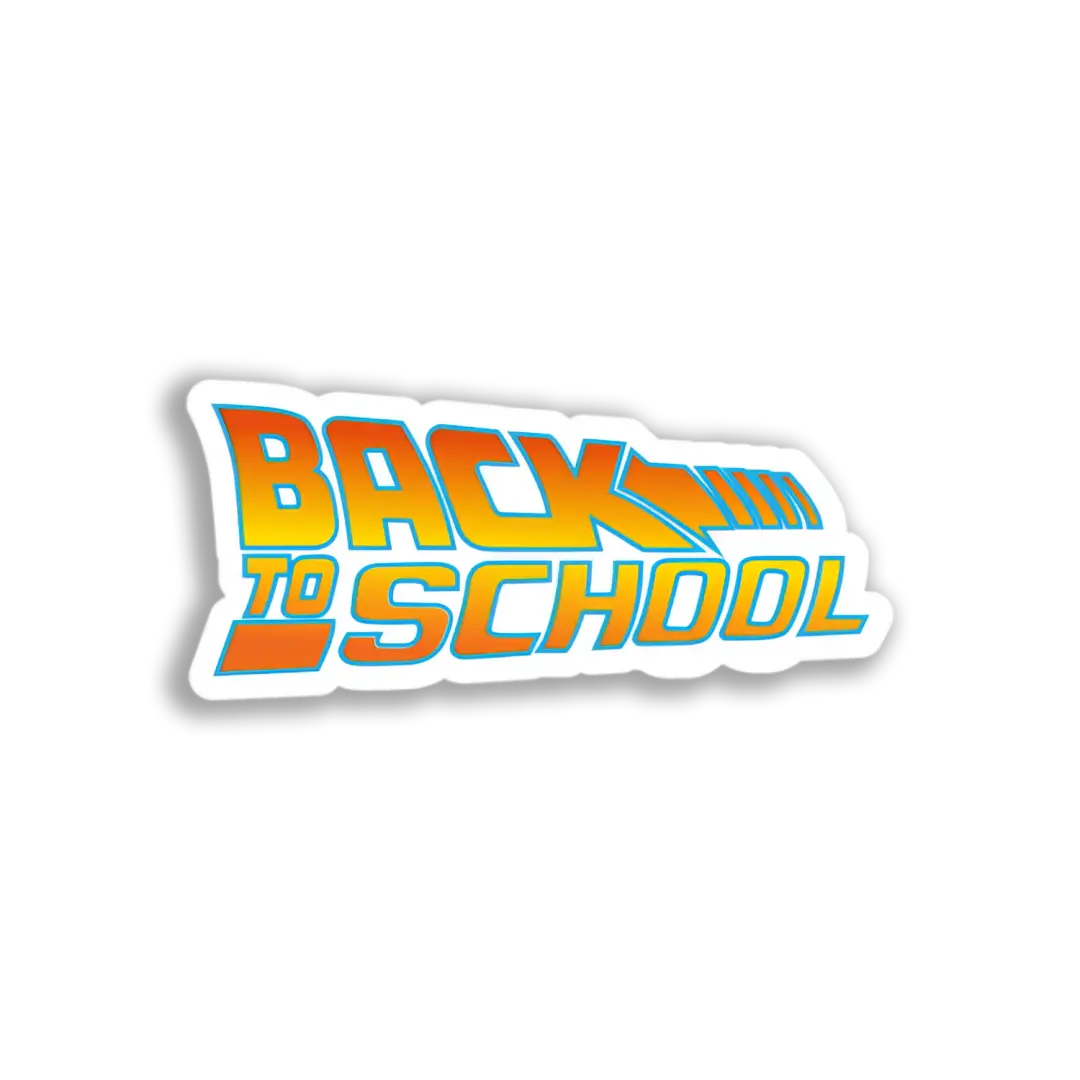 Back to School Banner Sticker