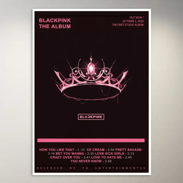 Blackpink - Albumcover-Poster | K-Pop-Poster | BlackPink-Poster