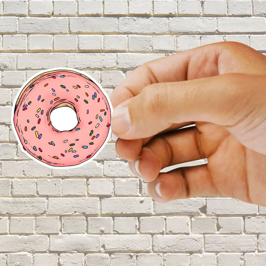 Pastell-Donut Sticker