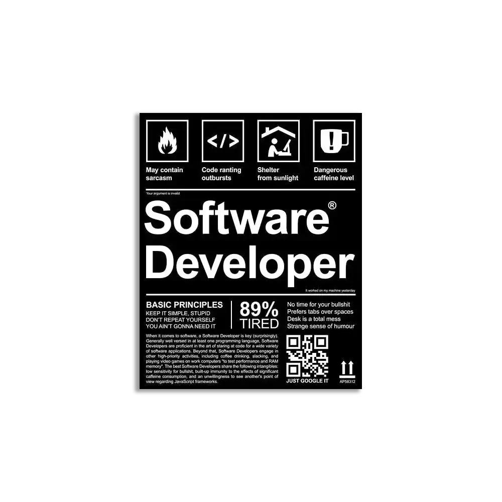 Software Developer Sticker