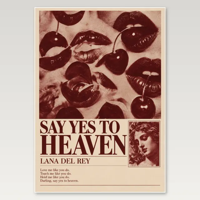 Say Yes To Heaven A4-Poster