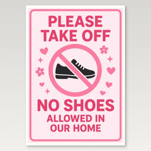 No Shoes Allowed Poster
