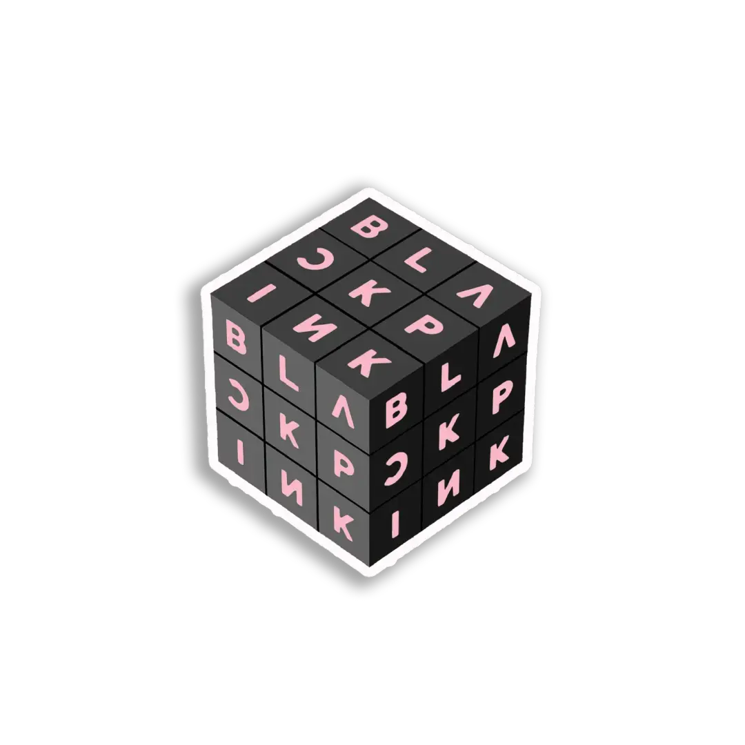 Blackpink Cube Puzzle Sticker