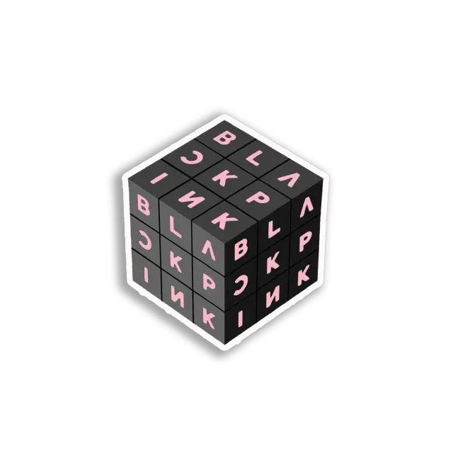 Blackpink Würfelpuzzle Sticker