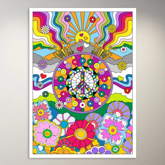 Trippy Kunst-Poster
