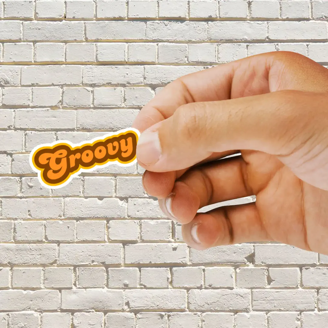 Pegatina Groovy