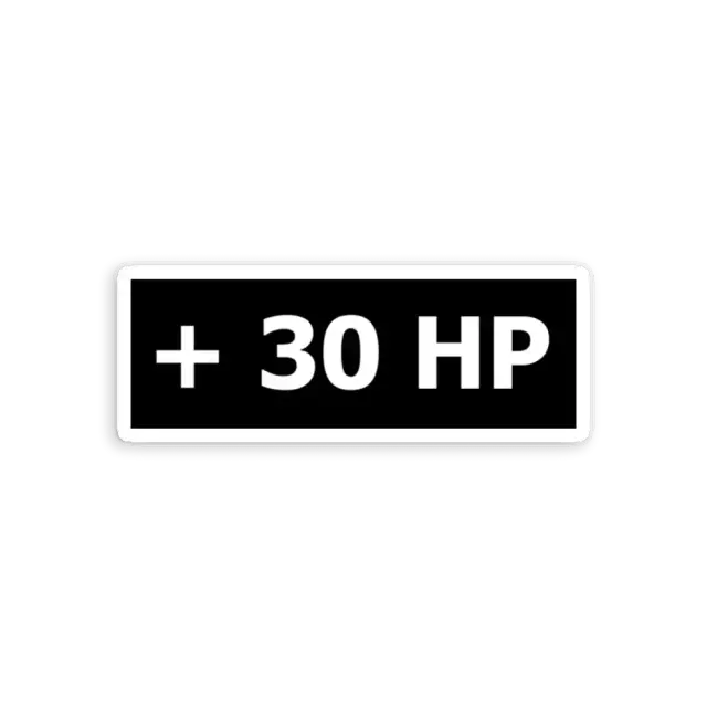 Plus 30 PS Sticker