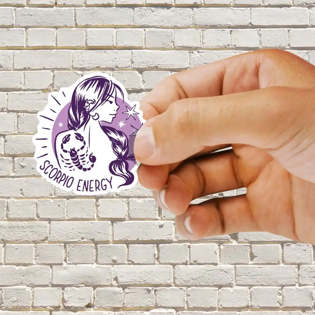 Scorpio Energy Zodiac Sticker