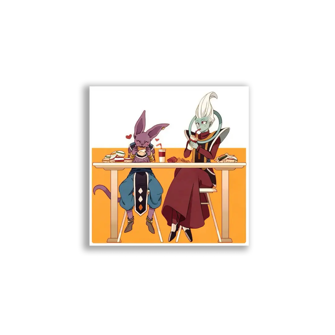 Gods Eating Lunch Sticker