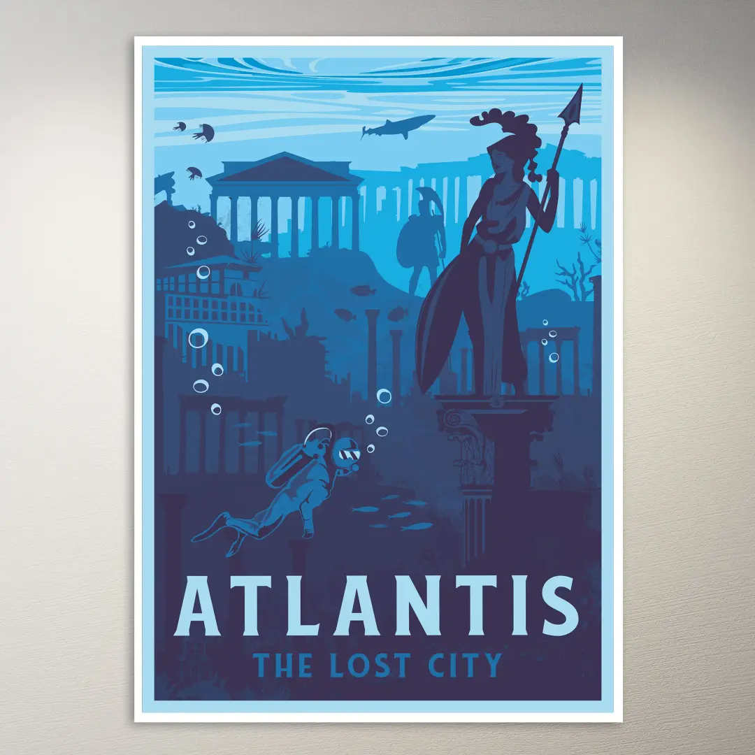 Die verlorene Stadt Atlantis Poster