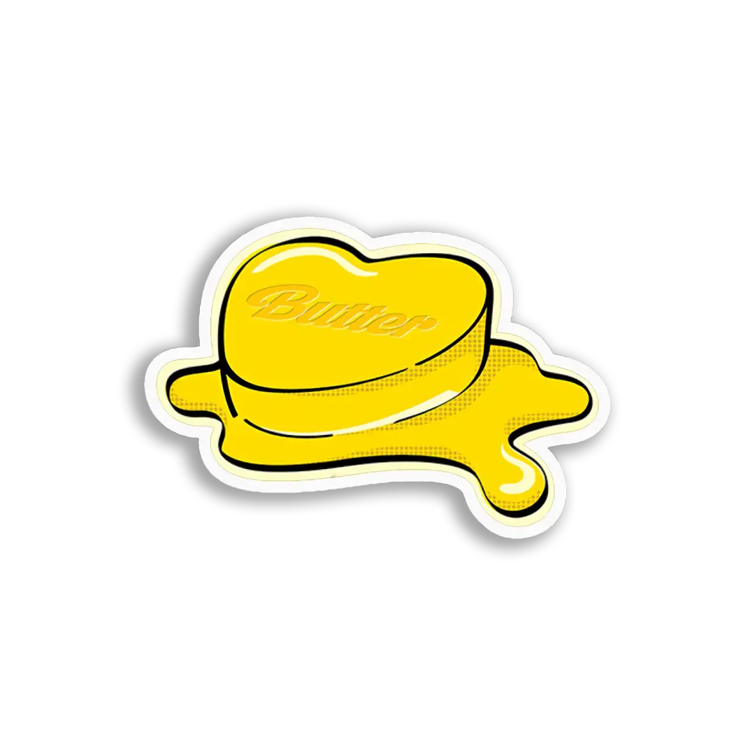 Melting Butter Pat Sticker