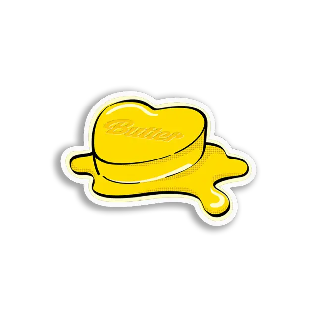 Melting Butter Pat Sticker