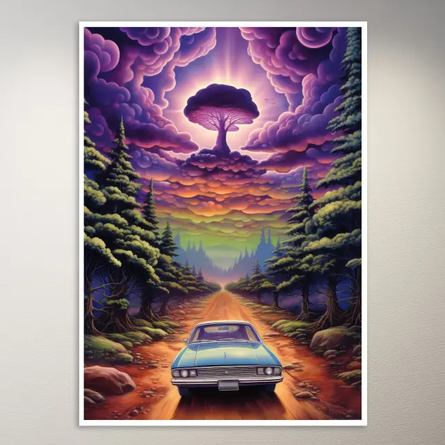 Trippy Art Poster