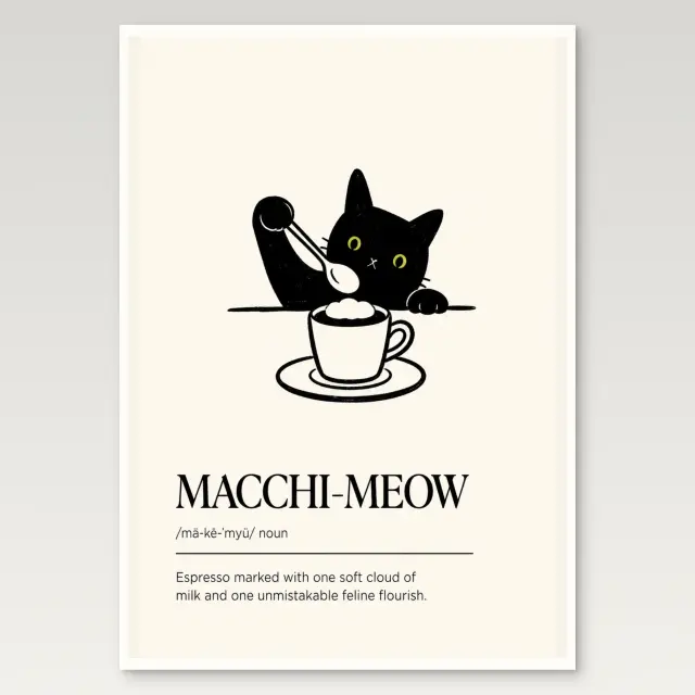 Macchi-Meow Poster